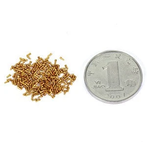 Hot Sales Hardware Products Gold Plating Brass Small CNC Turning Lathe Pin Custom