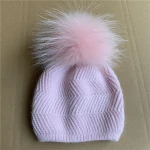Hot Sell Baby Boy Girl Winter Warm Cashmere Pom Pom Beanie Cap Baby Boy Hat