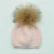 Import Hot Sell Baby Boy Girl Winter Warm Cashmere Pom Pom Beanie Cap Baby Boy Hat from China