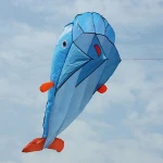 Hot selling customized dophin shape inflatable kite for outdoor