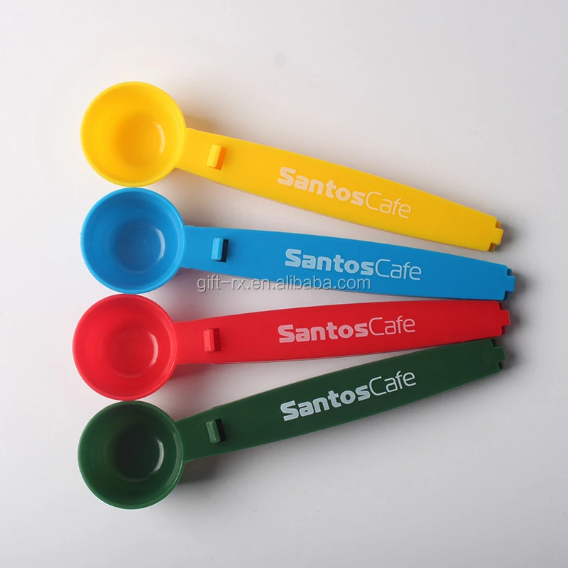 Hot Selling Food Grade OEM Logo Disposable Plastic Food Spoon Bag Sealing Clip