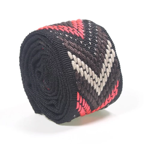 Hot-selling jacquard braiding webbing 3.5cm wide flat band polyester geometric pattern ribbon custom clothing woven edge ribbon