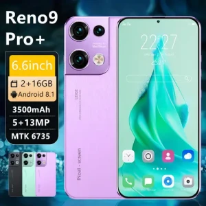 Hot selling Reno 9 Pro smartphone 6.6 inch 16GB unlocked smart phones dual SIM android cell phone camera