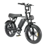 Hot Selling Urban Electric Bicycle OUXI V8 20 inch Off Road 7 Speed Gear Electric Mountain Bike Fat Tire Hybrid E-bike