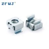 Hot selling zinc plated m8 square 65mn steel spring lock cage nut