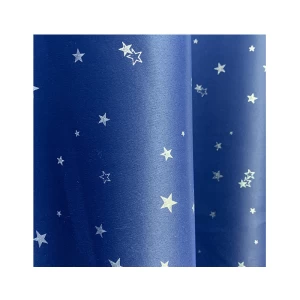 Hot silver star metallic foil curtain 1*1.3