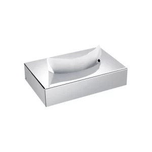 Household High Quality Stainless Steel Small Size Tissue Box Table Napkin Box with Mirror Surface for Hotel Restaurant Home