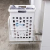 Household Plastic Colorful Laundry Hamper 35L Dirty Clothes Plastic laundry Basket