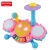 Import HQ fashion kids large jazz drum set toys educational musical instrument with light and chair microphone for sale from China