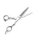 Import HS-0067 sliver simple style  6cr steel with sword blade and flat screw hair scissor Barber Scissors Salon tool from China