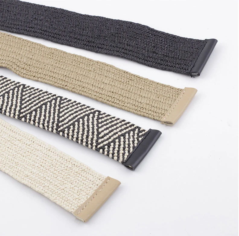 Huihong 2020 new design waist belt casual dress accessories knitting yarn belt unisex