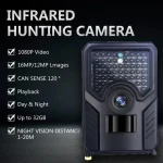 HunterCam PR200 Cheap trail camera hunting equipment no light night vision hunting camera fast shot 20mp photo 1080P video ODM