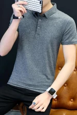 In Stock Guangdong factory Summer Blank Full Color Cotton Mens T-shirt