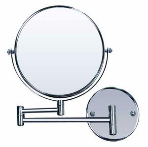 In Stock Hotel bath mirrors,  Dual arms extend bathroom mirror,2 face wall  mounted mirror (USM-103)