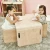 Import In stock popular indoor playing toddler kids study table kids table and chairs set for kids furniture set from China