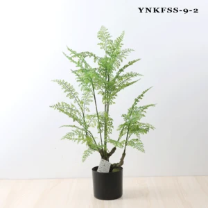Indoor Decor Green Plant Cheap Artificial Fern Tree