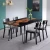 Import Industrial Furniture Modern Solid Walnut Wood Restaurant Dining Table from China