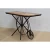 Import Industrial Modern Cycle Wheels Mango Wood Top Bar Table from India
