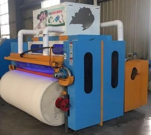 Industrial small sheep wool carding machine cotton combing Polyester Fiber textile processing machinery