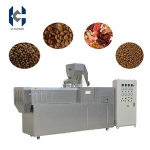 Industry Fish Food Extruder Pet Food Processing Machines With CE Certification