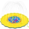Inflatable Splash Pad Outdoor Backyard Sprinklers Toys for Boys Girls Dogs