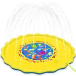 Inflatable Splash Pad Outdoor Backyard Sprinklers Toys for Boys Girls Dogs