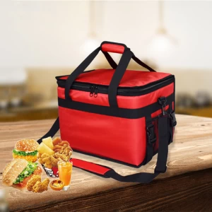 Insulated Multi-function Pizza Delivery Bag with Side Buckle for Motorcycle and Bicycle Food Delivery Insulated Thermal Bag