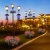 Import IP66 Newest Modern Path Garden Lighting Home Luxury Led Post Lamps Solar Saving Energy Landscape Lamps from China