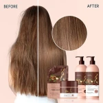Italian Botox Keratin Hair Treatment Set For Hair Fiber Damage 3 in 1 hair Straightening cream