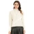 Import Japanese literary high neck pullover with women&#x27;s sweater retro twisted pattern from China