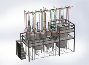 JinRi Small Automatic Mechanical Agitation Ventilation Fermentation Equipment