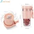 Joyathome Portable USB Rechargeable Electric Mini Juice Smoothie Blender Pink Sports Bottle Hand Mixer and Food Processor