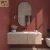 Import KINGS-WING  Modern Custom Washroom  White Basin Terrazzo Basin from China