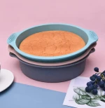 Kitchen Bakeware DIY Baking Pan Tools Colorful Silicone Cake Round Mold Desserts Baking Mold Mousse Cake Moulds