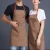 Import Kitchen Cook Chef Custom Print Embroiled Logo Black Manufacture High Quality Cotton Denim Aprons from China