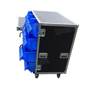 Kkmark Vehicle Tools Flight Road Case Tool Cabinet for racing motorcycle bicycle
