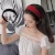 Import Korean solid color retro velvet headband hairpin wide-brimmed face wash simple headband hair accessories from China