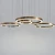 Import L4u ETL cETL UL cUL Customized Size Modern Unique Dimmable Suspension Lamp Gold Chandelier Pendant LED Light from China