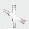 Lab Glassware 4 Ways Adapter China suppliers