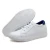 Lace up white custom leather men sport shoes men casual