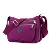 Lady Fashion waterproof Nylon single shoulder sling handbag crossbody messenger bags for women
