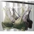 Lady wedding dresses hanger gold hook hanger for clothing acrylic hanger racks