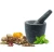 Import Large Natural Grey Granite Mortar & Pestle Stone Grinder for Spices, Seasonings, Pastes, Pestos and Guacamole from China
