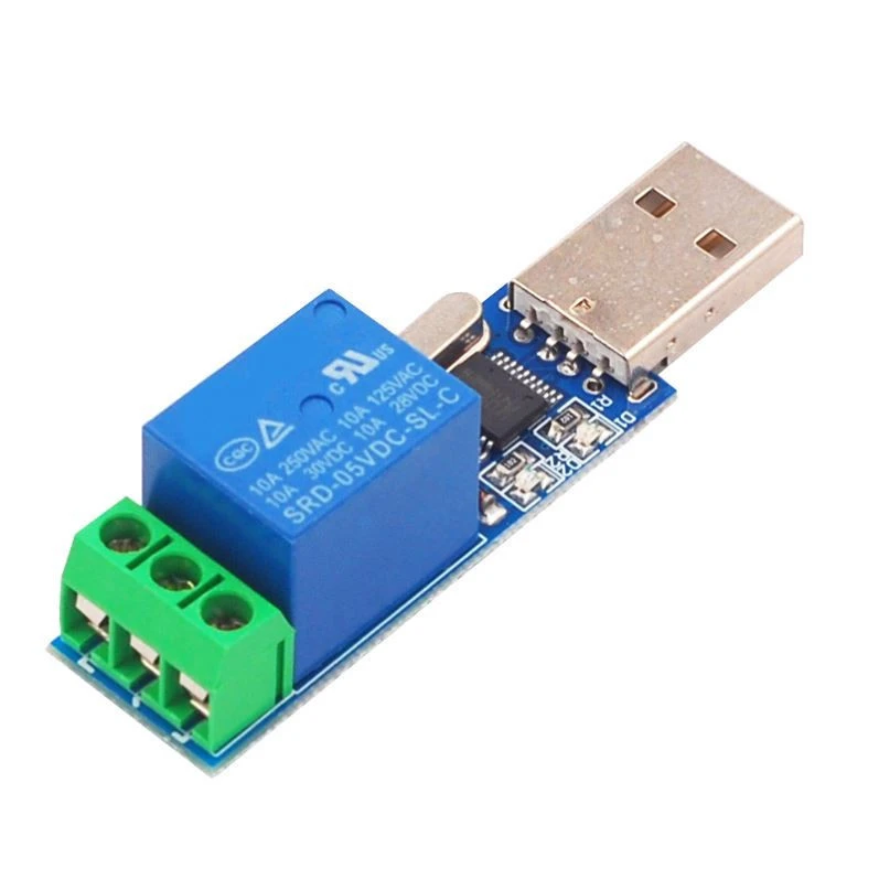 LCUS-1 USB serial port electromagnetic relay module PLC intelligent industrial control module