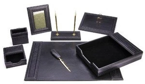 Leather Office Desk Set Products