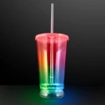 LED drinkware Romantic Drinking Plastic Tumbler Cups Mug sensor light up Drinkware