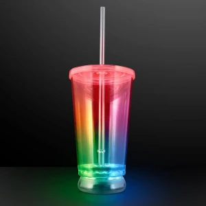 LED drinkware Romantic Drinking Plastic Tumbler Cups Mug sensor light up Drinkware