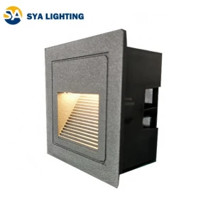 LED outdoor recessed Indoor Corridor Wall Lighting Recessed Led Wall Lamp Stair Case Light Step Light