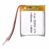 Lipo rectangle 532533 400mah 3.7v li polymer rechargeable batteries