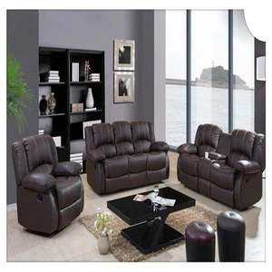 Living Room Sofa Specific Use and Genuine Leather Material home furniture
